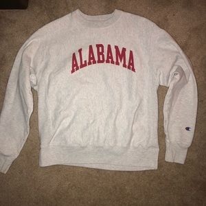 Alabama Champion Grey Sweatshirt Crewneck